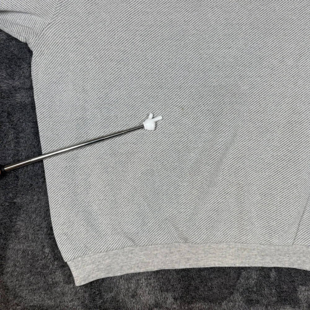 Vintage Akwa Paris Las Vegas Sweatshirt Mens XL Gray Textured Knit Made in USA